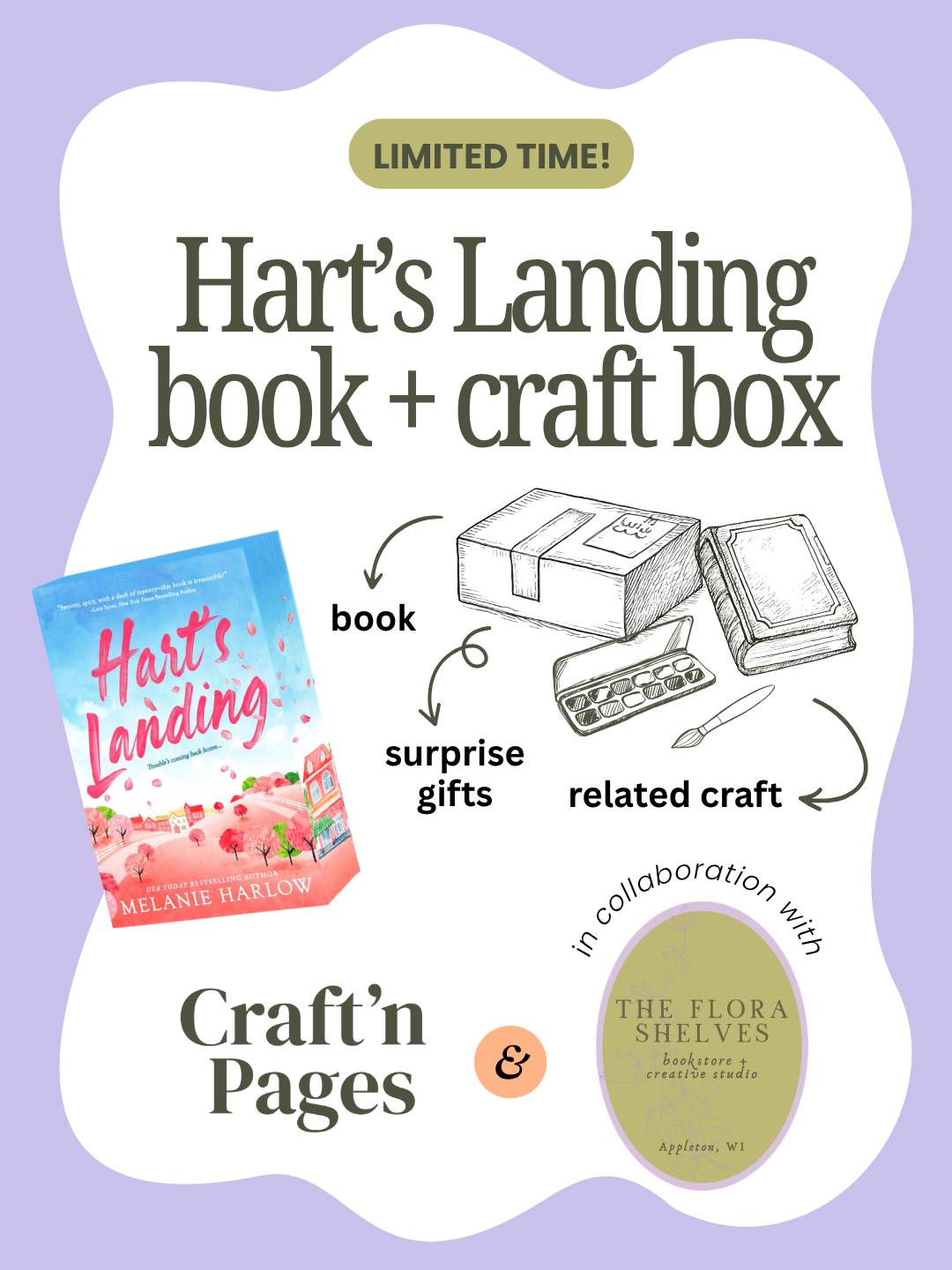 Craft'n Pages x Flora Shelves Collaboration